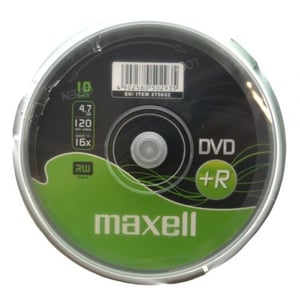 Maxell M160 DVD-skiva 4,7 GB DVD+R 10 st.