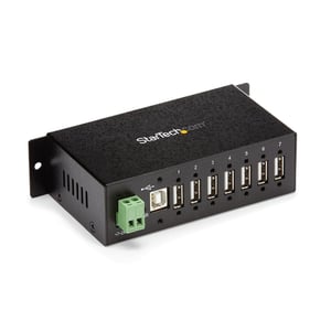 StarTech ST7200USBM USB 2.0 Type-B-hubbar och koncentratorer 480 Mbit/s Svart