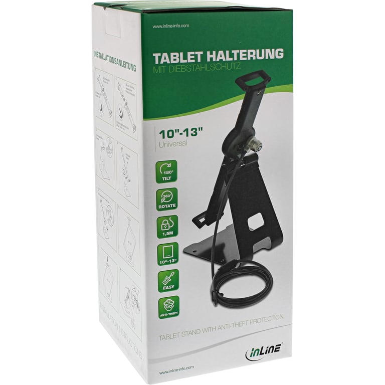 InLine 55727S uchwyt Tablet/UMPC Czarny