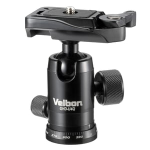 Velbon QHD-U4Q Tripod Head, Black, Universal Ball (shape)