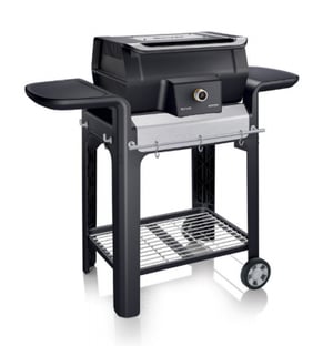 Severin PG 8107 SEVO GTS Grillvagn Eldriven Svart, Silver 3000 W