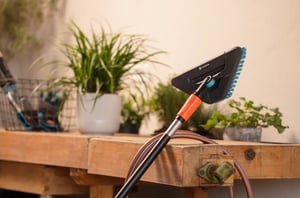 Gardena 18800-20 uchwyt do węża ogrodowego Aluminium Czarny, Pomarańczowy, Żółty