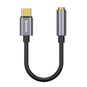 Baseus L54 Handy-Kabel, Schwarz, Grau, USB-C 3.5mm