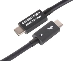 Sonnet TCB-TB5-08M kabel Thunderbolt 0,8 m 80 Gbit/s Czarny