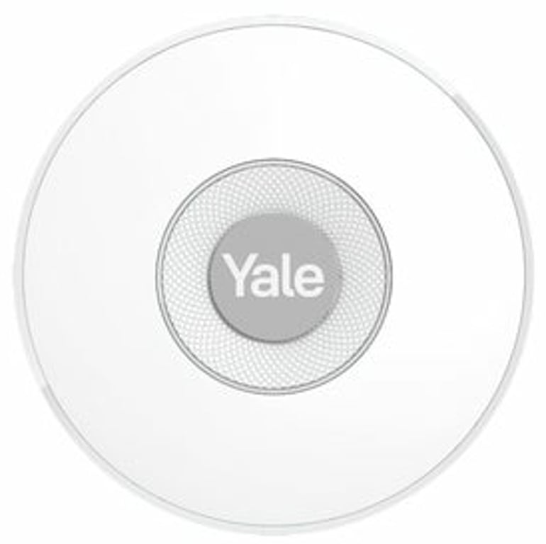 Yale Indoor Siren Syrena bezprzewodowa Wewnętrzna Szary, Biały