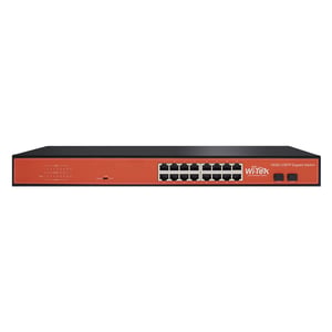 Wi-Tek WI-SG116F przełącznik sieciowy Nie zarządzany Gigabit Ethernet (10/100/1000) Czarny, Pomarańczowy