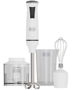 Black & Decker BXHBA750E 750 W Immersion Blender, White