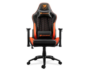 COUGAR 3MORDNXB.0001 Gaming-Sessel Gaming-Sessel Gepolsterte Sitzfläche Schwarz, Orange