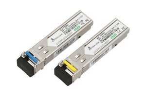 Extralink SFP-modul WDM SFP 1,25G 1,25 Gbps, 1310/1550 nm, single mode, 20 km, LC, DOM, par, avsedd för HP/Aruba