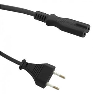 Qoltec 50547 kabel zasilające Czarny 1,4 m CEE7/16 C7 panel