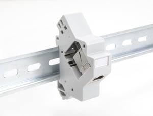 DeLOCK Keystone DIN Rail Mount with Gray Ground