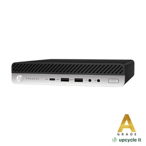 upcycle it HP ProDesk 600 G4 DM (Refurbished) Grade A Intel® Core™ i5 i5-8500T 16 GB DDR4-SDRAM 256 GB SSD Windows 11 Pro Mini PC Black, Silver