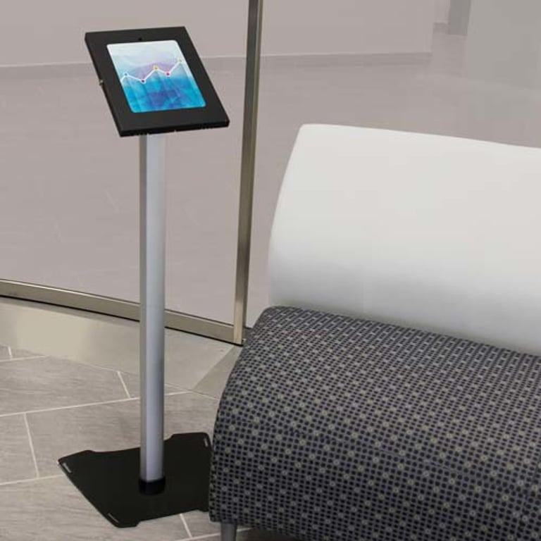 StarTech STNDTBLT1FS stojak do multimediów Czarny, Srebrny Tablet Stojak multimedialny