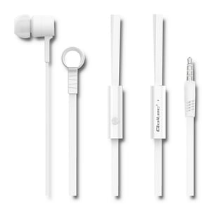 Qoltec 50832 Headphones/Headset, Wired, In-Ear, White