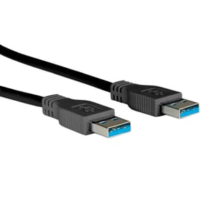 ROLINE 11.02.8970 USB 3.2 Gen 1 (3.1 Gen 1) Cable, 1.8 m, USB-A, Black