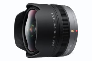 Panasonic H-F008E obiektyw do aparatu Czarny