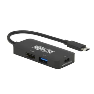 Tripp Lite U444-06N-H4UBC2 Wired USB 3.2 Gen 1 (3.1 Gen 1) Type-C Docking Station, Black