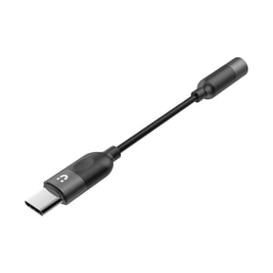 UNITEK M1204A kabel do telefonu Czarny 0,1 m USB C 3.5mm
