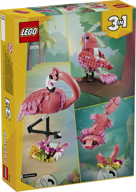 LEGO Creator Dzikie zwierzęta: różowy flaming