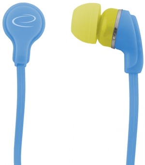 Esperanza EH147T hörlurar/headset, trådbundna, in-ear, blå