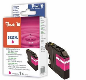 Peach PI500-89 Tintenpatrone, 1 Stück. Hohe (XL) Ergiebigkeit, Purpur