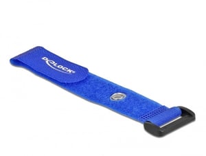 DeLOCK Cable Ties with Eye, D 190 x S 25 mm, blue, 5 pcs.