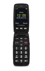 Doro Primo 406 6.1 cm (2.4") 115 g Black, Silver Phone for Beginners
