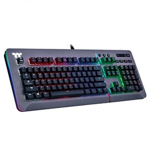 Thermaltake Level 20 RGB Gaming-Tastatur USB QWERTY Englisch Silber