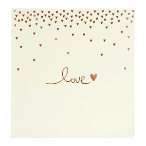 Goldbuch Raining Hearts album na zdjęcia Beżowy 60 ark. Okładka jednorodna