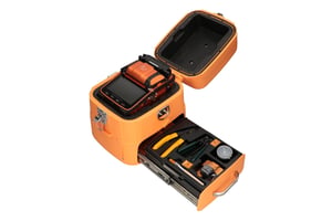 Extralink Glasfaserschweißgerät AI-9, 7800-mAh-Akku, LED-Lampe, 5,1-Zoll-LCD-Display