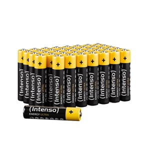 Intenso 7501510 - Energy Ultra Alkaline Batterie AAA Micro 40er-Pack - Batterie Jednorazowa bateria Alkaliczny