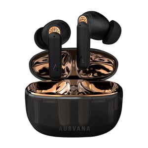 Creative Labs Aurvana Ace 2 True Wireless Stereo (TWS) In-Ear Headset for Calls/Music/Sports/Everyday Use USB Type-C Bluetooth Black, Copper