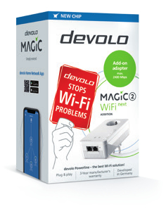 Devolo Magic 2 Wifi next Single 1200 Mbit/s Wired LAN Wi-Fi White 1 pc.