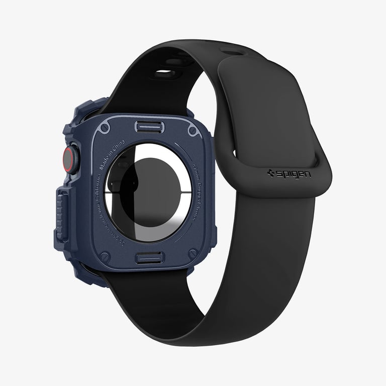 Spigen Rugged Armor Etui Granatowy (marynarski) Termoplastyczne elastomery poliuretanowe (TPU)