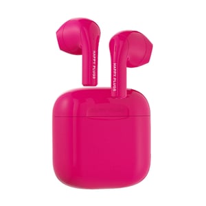 Happy Plugs JOY True Wireless Stereo (TWS) In-Ear Headset for Calls/Music/Sports/Everyday Use Bluetooth Pink