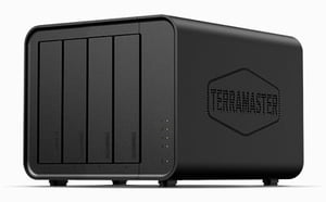 TerraMaster F4-424 Desktop NAS Intel® Core™ i5 i5-1235U 8 GB DDR5 Black