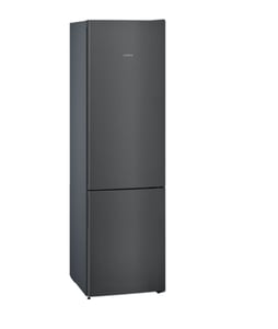 Siemens iQ500 KG39E8XBA Kühl-Gefrierkombination, freistehend, 343 l, Schwarz, Edelstahl