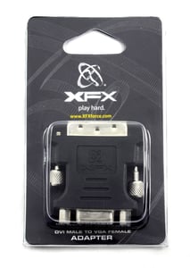 XFX MA-AP01-DV1K DVI-zu-VGA-Kabeladapter, schwarz