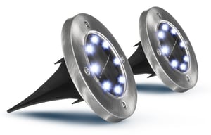 Activejet Set of 2 RIBES Solar LED Lamps