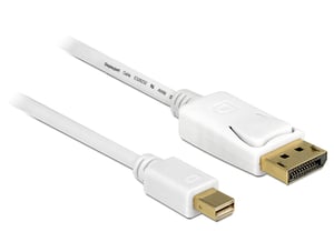 DeLOCK 83485 DisplayPort-Kabel, 7 m, Mini DisplayPort, weiß