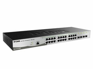 D-Link DGS-1210-28/ME/E przełącznik sieciowy Zarządzany L2+ Gigabit Ethernet (10/100/1000) 1U Czarny, Szary