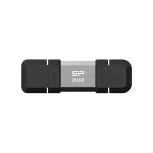 Silicon Power SP256GBUC3C51V1S pamięć USB 256 GB USB Type-A / USB Type-C 3.2 Gen 1 (3.1 Gen 1) Czarny, Srebrny