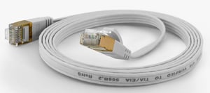 Wantec 7012 kabel sieciowy Biały 15 m Cat6a F/UTP (FTP)