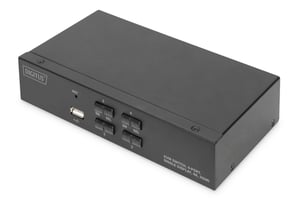 Digitus KVM-Umschalter, 4-Port, Einzelmonitor, 4K, HDMI®