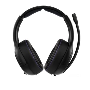 Victrix Gambit headset, trådbundet och trådlöst, huvudband för gaming, svart, lila