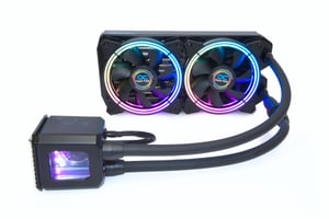 Alphacool Eisbaer Aurora 240 Procesor Chłodnica cieczy all-in-one 12 cm Czarny 1 szt.