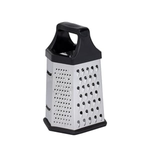 Resto Kitchenware 95411 ręczna tarka / spiralizer Tarka z pojemnikiem Czarny, Stal nierdzewna
