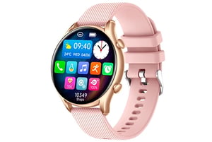 myPhone Watch EL 3,35 cm (1.32") IPS Cyfrowy 360 x 360 px Ekran dotykowy Różowe złoto