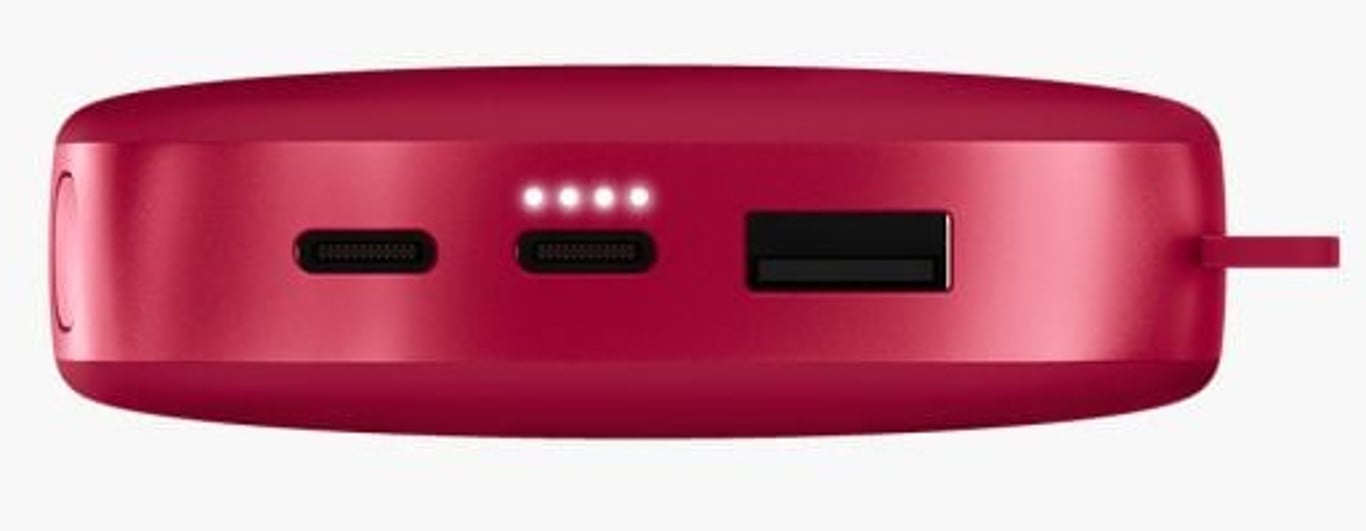 фото Зовнішній акумулятор (павербанк) Fresh n Rebel Powerbank 20W 18000 mAh Red (2PB18100BR)