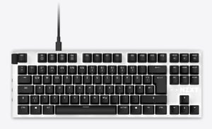 NZXT KB-1TKDE-WR klawiatura Biuro USB QWERTZ Niemiecki Biały